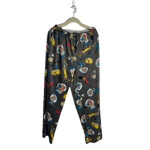 Men's 90s Y2K Nickelodeon Cartoon Pajama Pants Size L (Rugrats, Hey Arnold, Cat